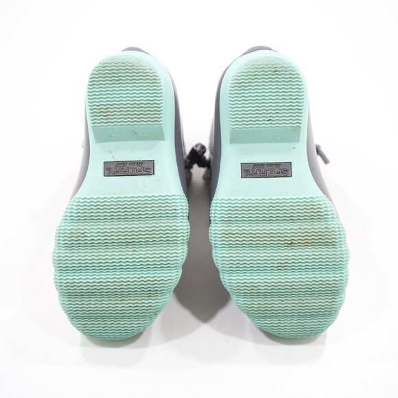 Sperry Saltwater Gray Nylon & Rubber Waterproof Rain Duck Boots - Toddler 7 - Picture 7 of 7